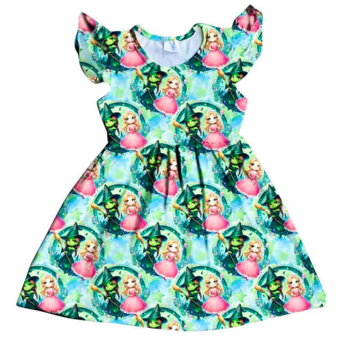 HCK EXCLUSIVE- Wlcked Flutter Sleeve Dress