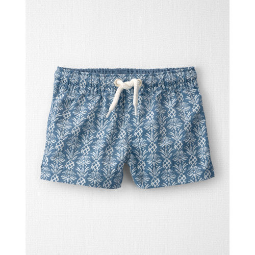 Baby Boy Recycled Swim Trunks in Bloom Lagoon - Little Planet | Carter's