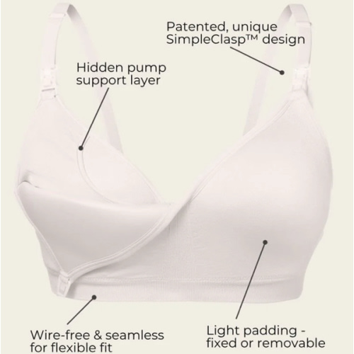 SuperMom® Silhouette Hands-Free Pumping & Nursing Bra | Ballet Slipper – Simple Wishes