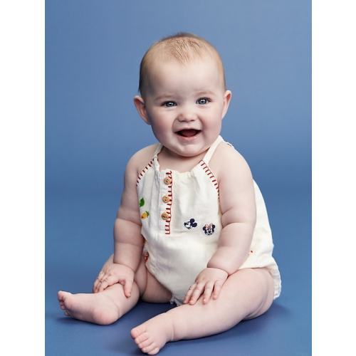 Old Navy x Disney© Linen-Blend Sleeveless One-Piece Romper for Baby
