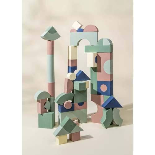 EVA Foam Building Blocks Set - Medium (52 pcs)