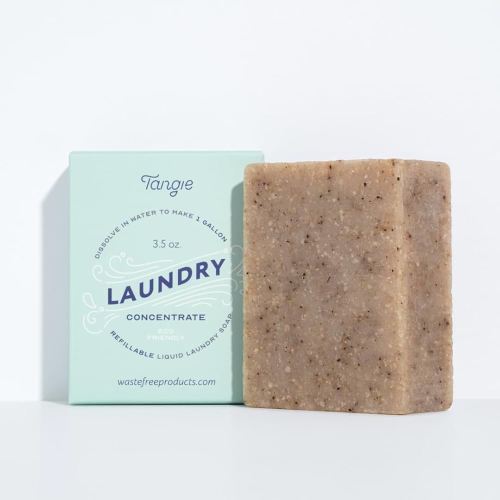 Organic Laundry Soap Bar By Tangie - Sensitive Skin | Eco Friendly | Delicate Stain Remover for Clothes