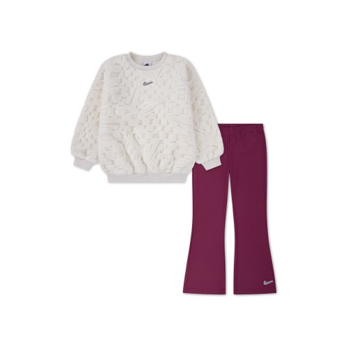 Nike Cozy Fleece Sweatshirt & Flare Leggings Set