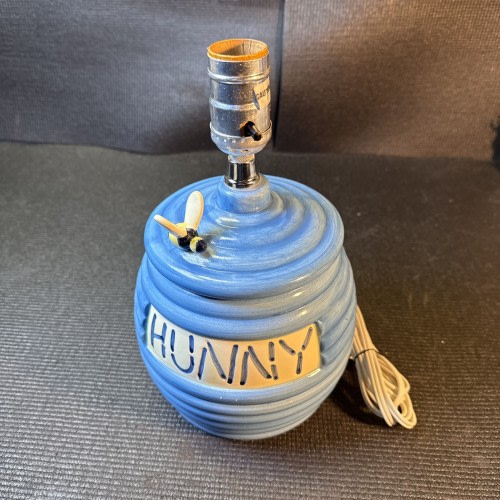 Vtg Disney Winnie the Pooh Bear Hunny Pot Lamp DOLLY Inc. No Shade or Bulb Works