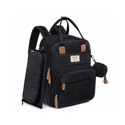 Multifunctional Large Travel Diaper Bag Backpack with Changing Pad, Baby Shower Gift, Christmas Gift for New Mom