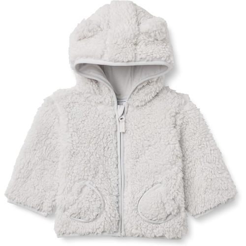Amazon Essentials Unisex Babies' Hooded Sherpa Jacket