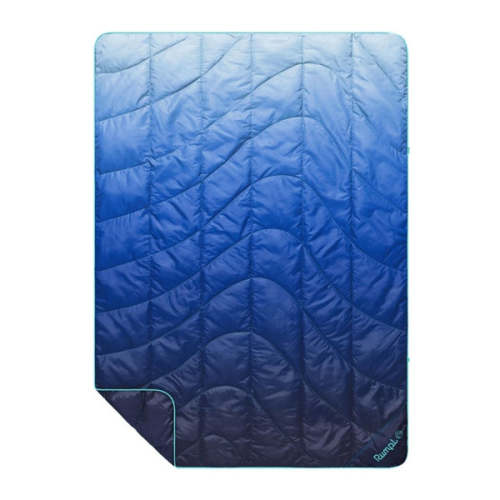 Travel Puffy Blanket - Burning Blue Fade