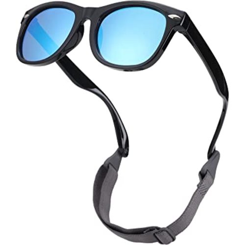 COASION Bendable Polarized Baby Sunglasses with Strap Age 0-24 Months