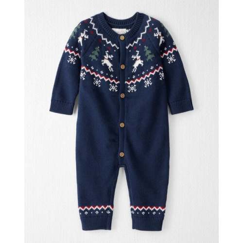 Fair Isle Knit Jumpsuit - 3 Months