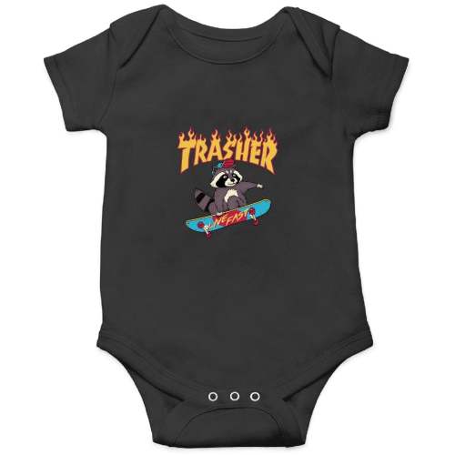 Trasher-(1) T-Shirt Onesies Kids's Short Sleeve Onesie 12M Black sold by BernadetteShort | SKU 999464952 | Printerval