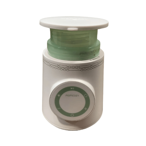 Momcozy MW03 Portable Bottle Warmer, White/Sage