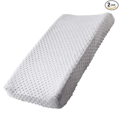 Changing Pad Cover, Soft Changing Table Sheets for Baby Boy and Girl, Diaper Changing Table Cover Fit 32"/34'' x 16" Pad (Gray)