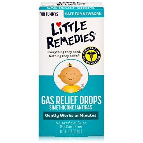 Little Remedies Gas Relief Drops for Tummy's, Natural Berry, 0.5 oz. - 0.5 Fl Oz (Pack of 1) - Natural Berry Tummy Relief Drops