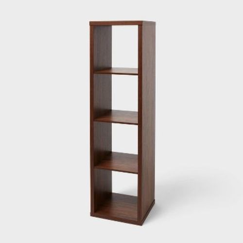 13" 4 Cube Vertical Walnut - Brightroom™