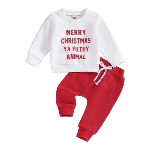 Merry Christmas Ya Filthy Animal Sweatsuit