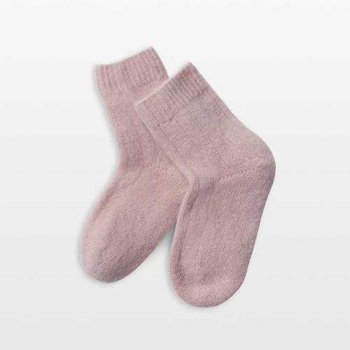 Nuna ® Dusty Mauve NB-6 Months Cashmere Baby Socks