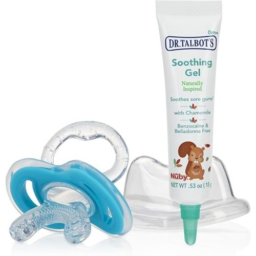 Dr. Talbot's Soothing Gel for Sore Gums with Silicone Gum-EEZ Teether - 2-Piece Set