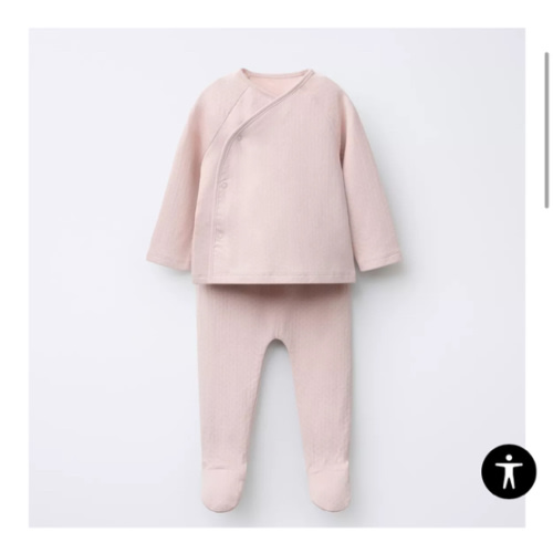 TEXTURED T-SHIRT AND LEGGINGS SET - Pale pink | ZARA United States