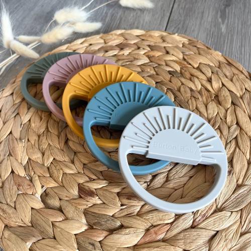 Sun Silicone Baby Toy, Plan to use for Milestone Blanket