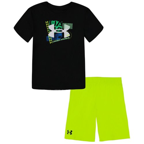 Under Armour Baby Boys Short Sleeve Poster Logo T-Shirt & Shorts Set