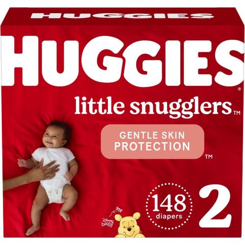 Huggies Little Snugglers Baby Diapers – (Select Size and Count)