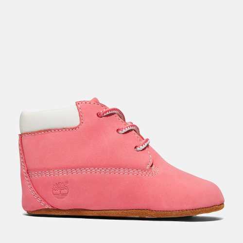 Infant Crib Bootie with Hat Set in Pink | Timberland US