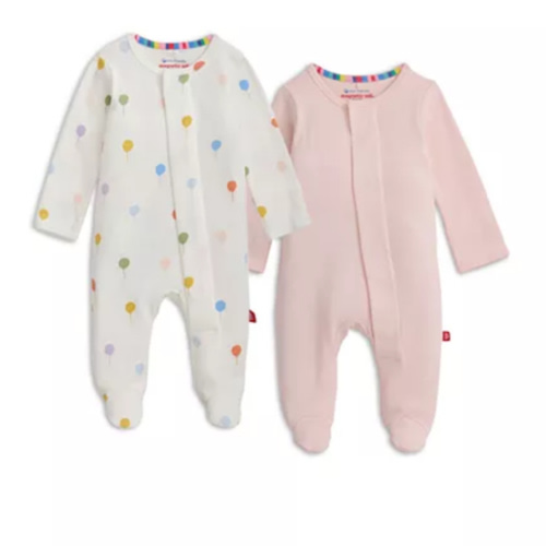 Unisex Cotton Footie Two-Pack Bundle - Newborn