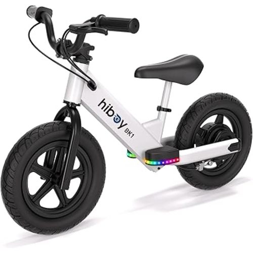 Hiboy Electric Balance Bike for Kids, 12-Inch Tires, 5.6/9 mph, Adjustable Seat, Up to 4.9 Miles, Electric Bike for Kids Ages 3–5