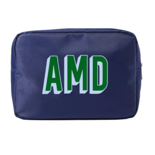 Navy Nylon pouch set (2)