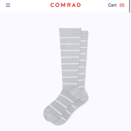 Knee-High Compression Socks – Stripes