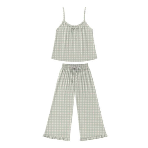 Sage Gingham Women’s Set – Laney Baby