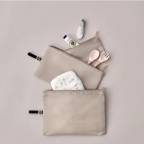 HAPP Brand Expandable Packing Pouches - Beige