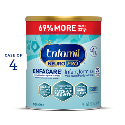 Enfamil® NeuroPro® EnfaCare® Premature Formula - Powder - 23 oz Can (Case of 4) - Online | Enfamil