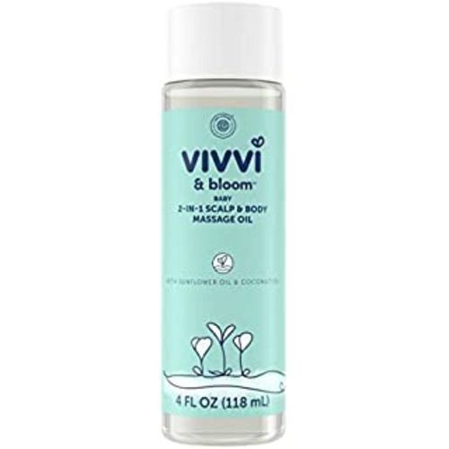 VIVVI & BLOOM Gentle 2-in-1 Baby Wash & Shampoo Cleansing Gel, Leaves Sensitive Skin Feeling Healthy & Moisturized, Fragrance-Free, Formulated Without sulfates, paraben, & Dyes, 10 fl. Oz