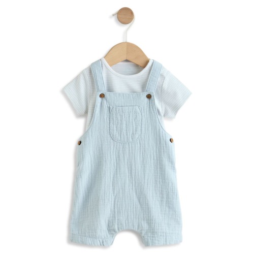 Woven Crinkle Short Romper
