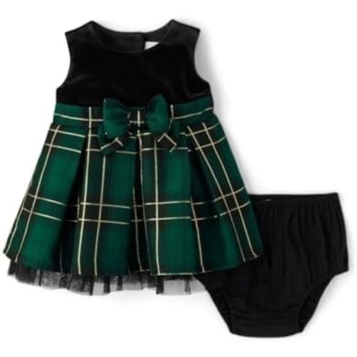 The Children's Place Baby Girls' and Newborn Sleeveless Dressy Dresses