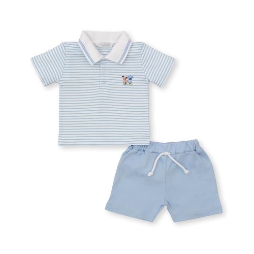 Kissy Kissy Baby Boys Infant Playground Pups Bermuda Short Set