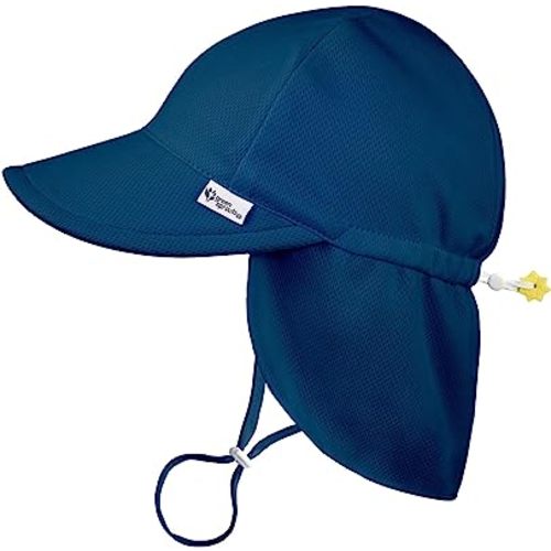 green sprouts Unisex Baby Breathable Flap Hat