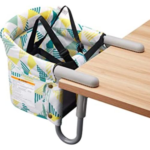 Hook On Chair, VEEYOO Clip On High Chair Folding Fast Table Chair with Storage Bag, Portable Baby Feeding Seat Attach to Table for Home and Travel