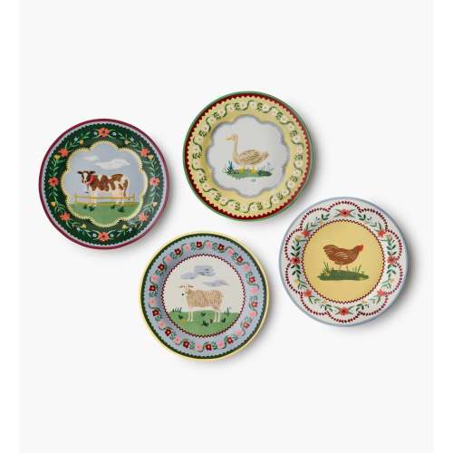 Home Sweet Home Porcelain Dessert Plates | Rifle Paper Co.