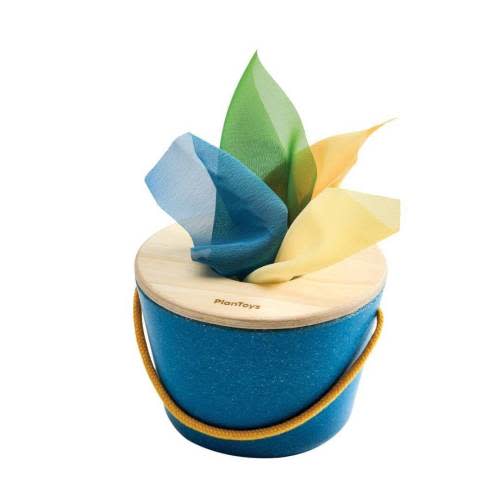 Tissue Bucket Baby Toy
