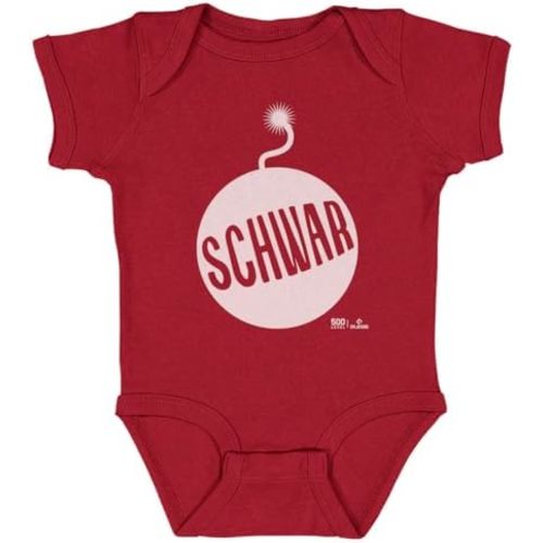 500 LEVEL Kyle Schwarber Philadelphia Schwarbomb Vector One-Piece Infant Bodysuit