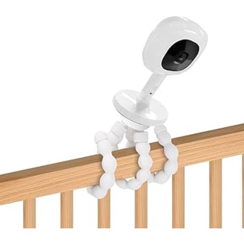 Baby Monitor Mount Compatible with Nanit Pro Smart & Flex Stand Baby Monitor, Flexible Arm Monitor Mount,Baby Camera Holder Stand Without Tools