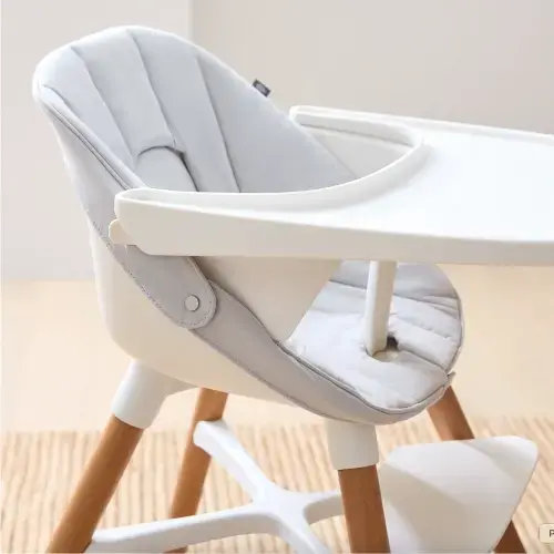 Lalo High Chair and Infant Kit in Coconut