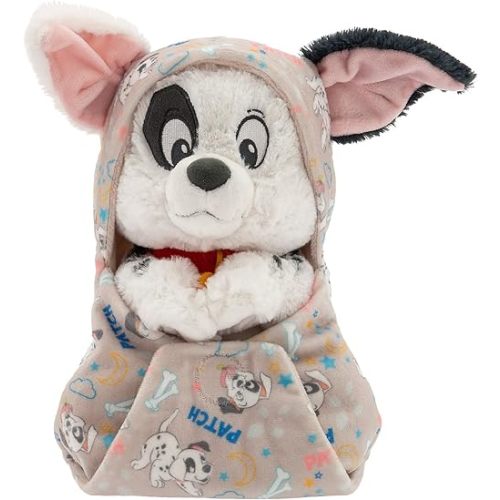 Disney Store Official Patch Plush with Blanket Pouch - 101 Dalmatians - Disney Babies Plushy in Swaddle - Toy for Those who Love Plush Figure Toys, Cute Plushies, & Baby Stuffed Animals - 10 Inches
