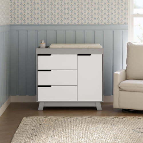 Hudson 3-Drawer Changer Dresser with Removable Changing Tray