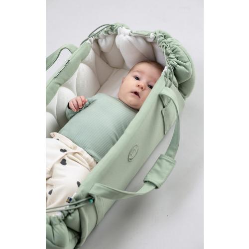 Najell SleepCarrier 5 Baby Lounger - Oat Beige- Safe Sleep- Naps on the go - Najell