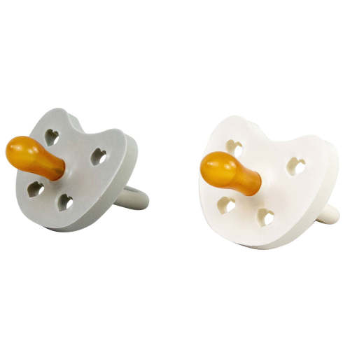 Bebe Au Lait Natural Rubber Pacifiers (Set of 2) - Earl Grey + Vanilla