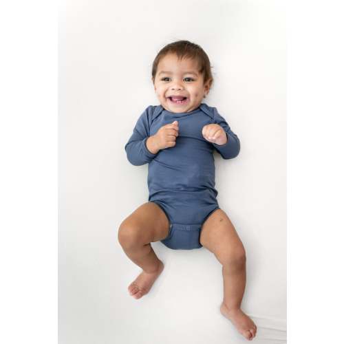 Long Sleeve Bodysuit in Oxford