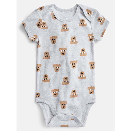 Wonder Nation Baby Boys' Graphic Cotton Bodysuit with Short Sleeves, Sizes 0M-24M